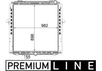 Radiator, engine cooling BEHR *** PREMIUM LINE ***