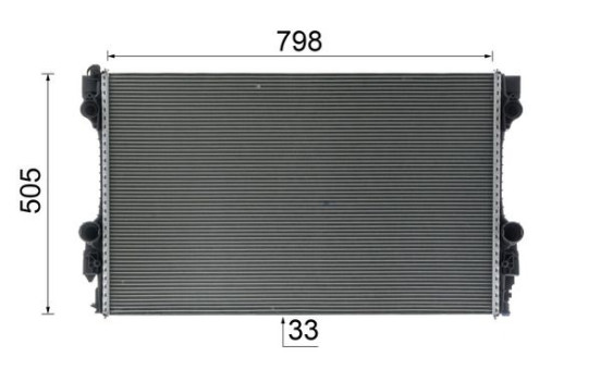 Radiator, engine cooling BEHR *** PREMIUM LINE ***, Image 10