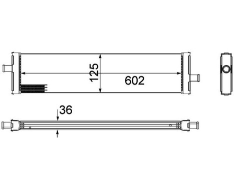 Radiator, engine cooling BEHR *** PREMIUM LINE ***