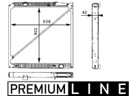 Radiator, engine cooling BEHR *** PREMIUM LINE ***