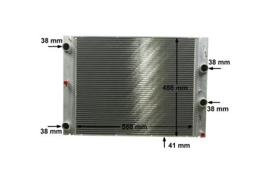 Radiator, engine cooling BEHR *** PREMIUM LINE ***, Image 10
