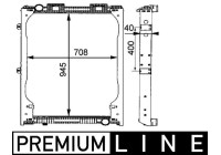 Radiator, engine cooling BEHR *** PREMIUM LINE ***