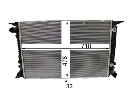 Radiator, engine cooling BEHR *** PREMIUM LINE ***, Image 4