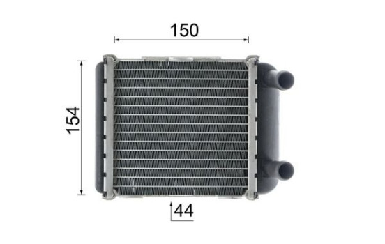 Radiator, engine cooling BEHR *** PREMIUM LINE ***, Image 12