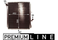 Radiator, engine cooling BEHR *** PREMIUM LINE ***
