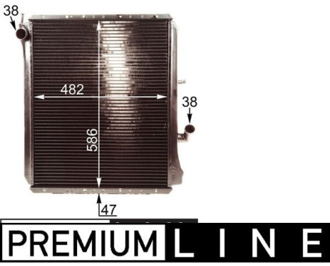 Radiator, engine cooling BEHR *** PREMIUM LINE ***