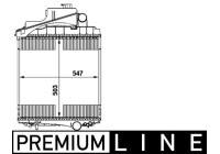 Radiator, engine cooling BEHR *** PREMIUM LINE ***