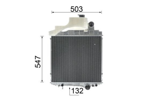 Radiator, engine cooling BEHR *** PREMIUM LINE ***, Image 11