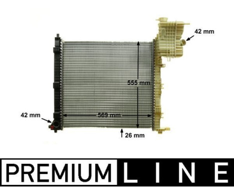 Radiator, engine cooling BEHR *** PREMIUM LINE ***