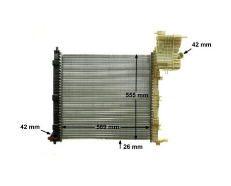 Radiator, engine cooling BEHR *** PREMIUM LINE ***, Image 11