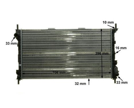 Radiator, engine cooling BEHR *** PREMIUM LINE ***, Image 10