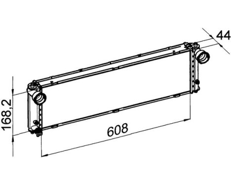 Radiator, engine cooling BEHR *** PREMIUM LINE ***