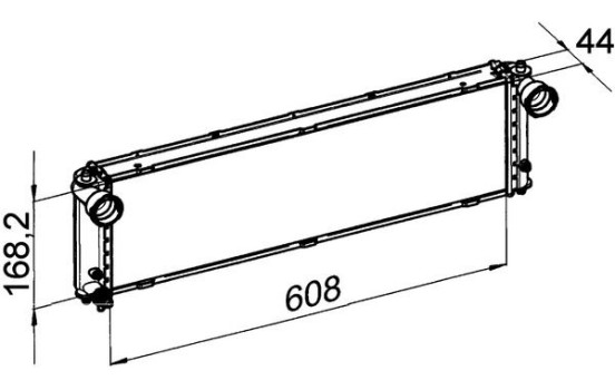 Radiator, engine cooling BEHR *** PREMIUM LINE ***