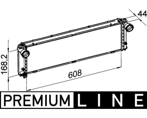 Radiator, engine cooling BEHR *** PREMIUM LINE ***, Image 2