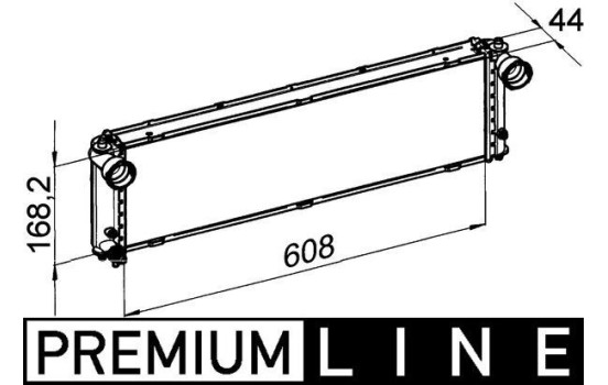 Radiator, engine cooling BEHR *** PREMIUM LINE ***, Image 2