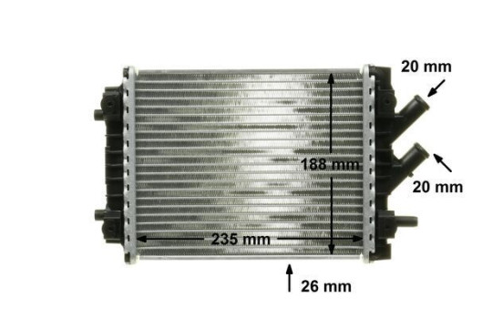 Radiator, engine cooling BEHR *** PREMIUM LINE ***, Image 9