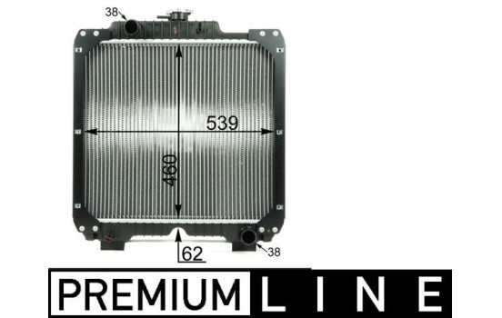 Radiator, engine cooling BEHR *** PREMIUM LINE ***