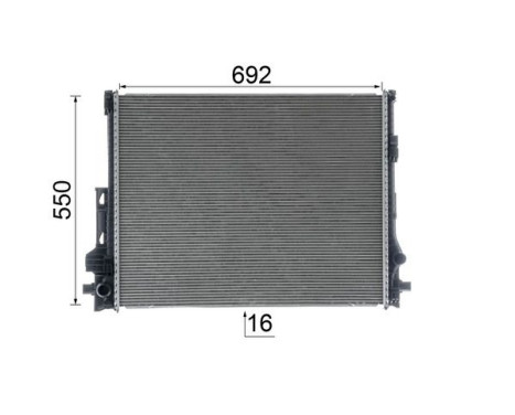 Radiator, engine cooling BEHR *** PREMIUM LINE ***, Image 11