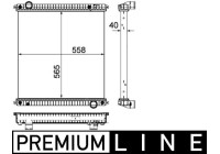 Radiator, engine cooling BEHR *** PREMIUM LINE ***