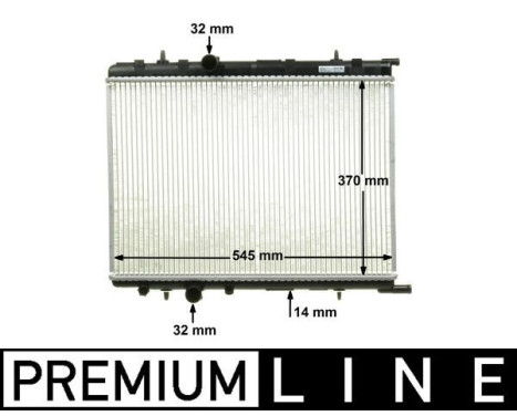 Radiator, engine cooling BEHR *** PREMIUM LINE ***, Image 8