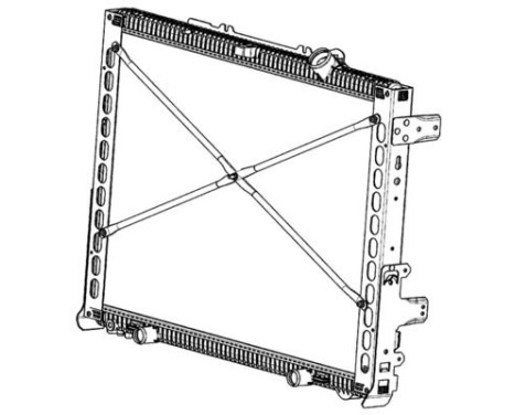 Radiator, engine cooling BEHR *** PREMIUM LINE ***, Image 2