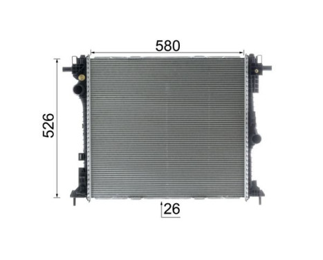 Radiator, engine cooling BEHR *** PREMIUM LINE ***, Image 11