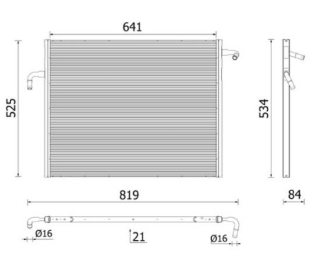 Radiator, engine cooling BEHR *** PREMIUM LINE ***, Image 10