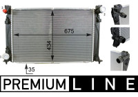 Radiator, engine cooling BEHR *** PREMIUM LINE ***