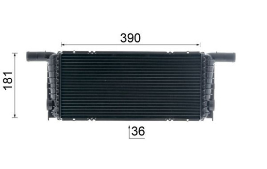 Radiator, engine cooling BEHR *** PREMIUM LINE ***, Image 12