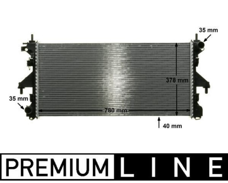 Radiator, engine cooling BEHR *** PREMIUM LINE ***