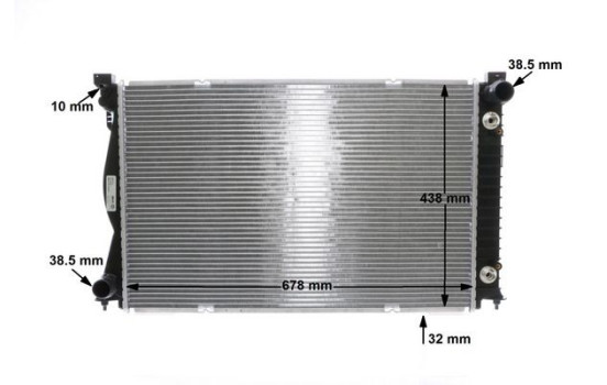 Radiator, engine cooling BEHR, Image 12