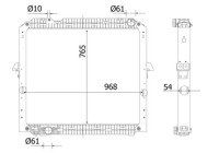 Radiator, engine cooling BEHR