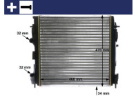 Radiator, engine cooling BEHR