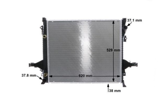 Radiator, engine cooling BEHR, Image 8