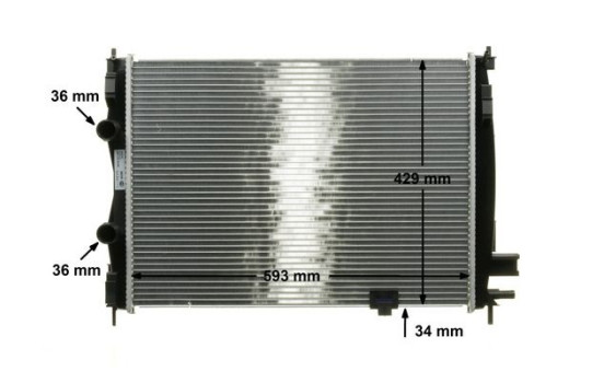 Radiator, engine cooling BEHR, Image 10