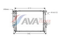 Radiator, engine cooling BW2048 Ava Quality Cooling