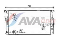Radiator, engine cooling BW2448 Ava Quality Cooling