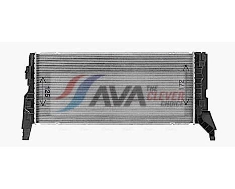Radiator, engine cooling BW2569 Ava Quality Cooling, Image 2
