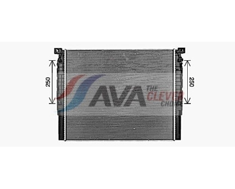Radiator, engine cooling BW2618 Ava Quality Cooling