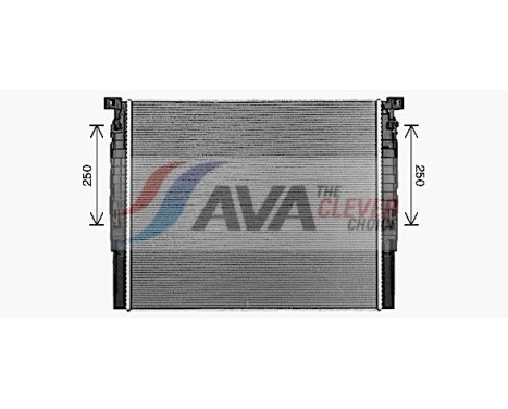 Radiator, engine cooling BW2623 Ava Quality Cooling