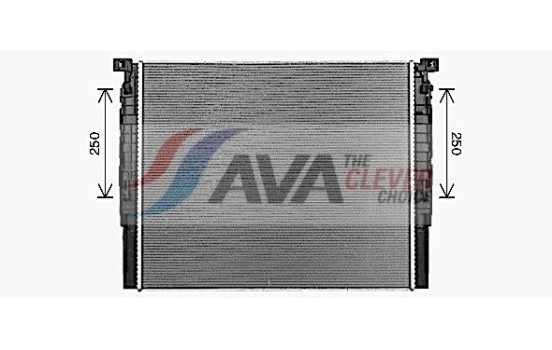 Radiator, engine cooling BW2623 Ava Quality Cooling