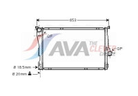 Radiator, engine cooling BWA2278 Ava Quality Cooling