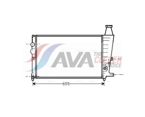 Radiator, engine cooling CN2011 Ava Quality Cooling