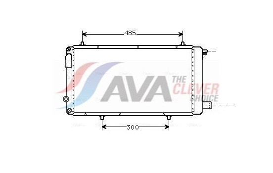 Radiator, engine cooling CNA2073 Ava Quality Cooling