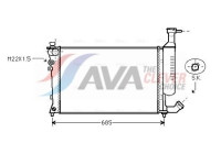 Radiator, engine cooling CNA2168 Ava Quality Cooling