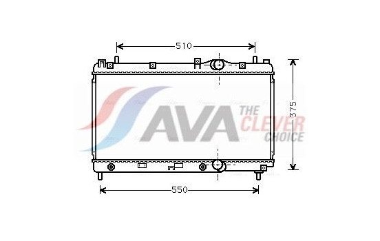 Radiator, engine cooling CR2031 Ava Quality Cooling