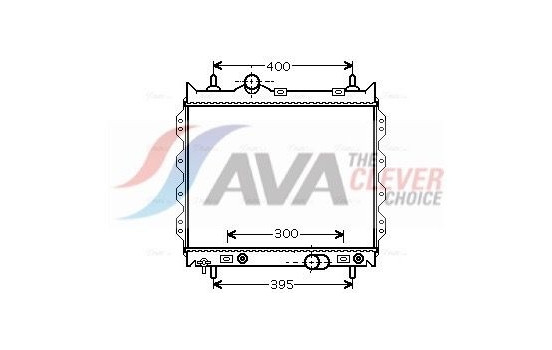 Radiator, engine cooling CR2072 Ava Quality Cooling