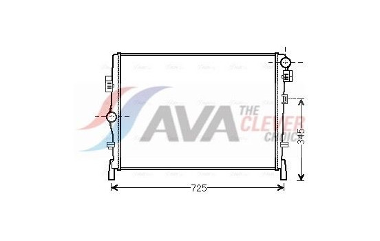 Radiator, engine cooling CR2105 Ava Quality Cooling