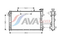Radiator, engine cooling CR2107 Ava Quality Cooling