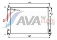 Radiator, engine cooling CT2064 Ava Quality Cooling
